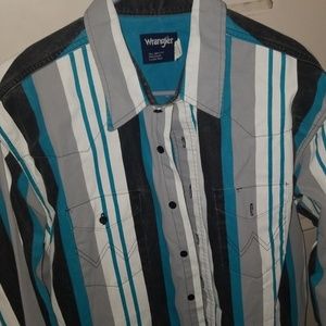 Wrangler Long Sleeve Button Down